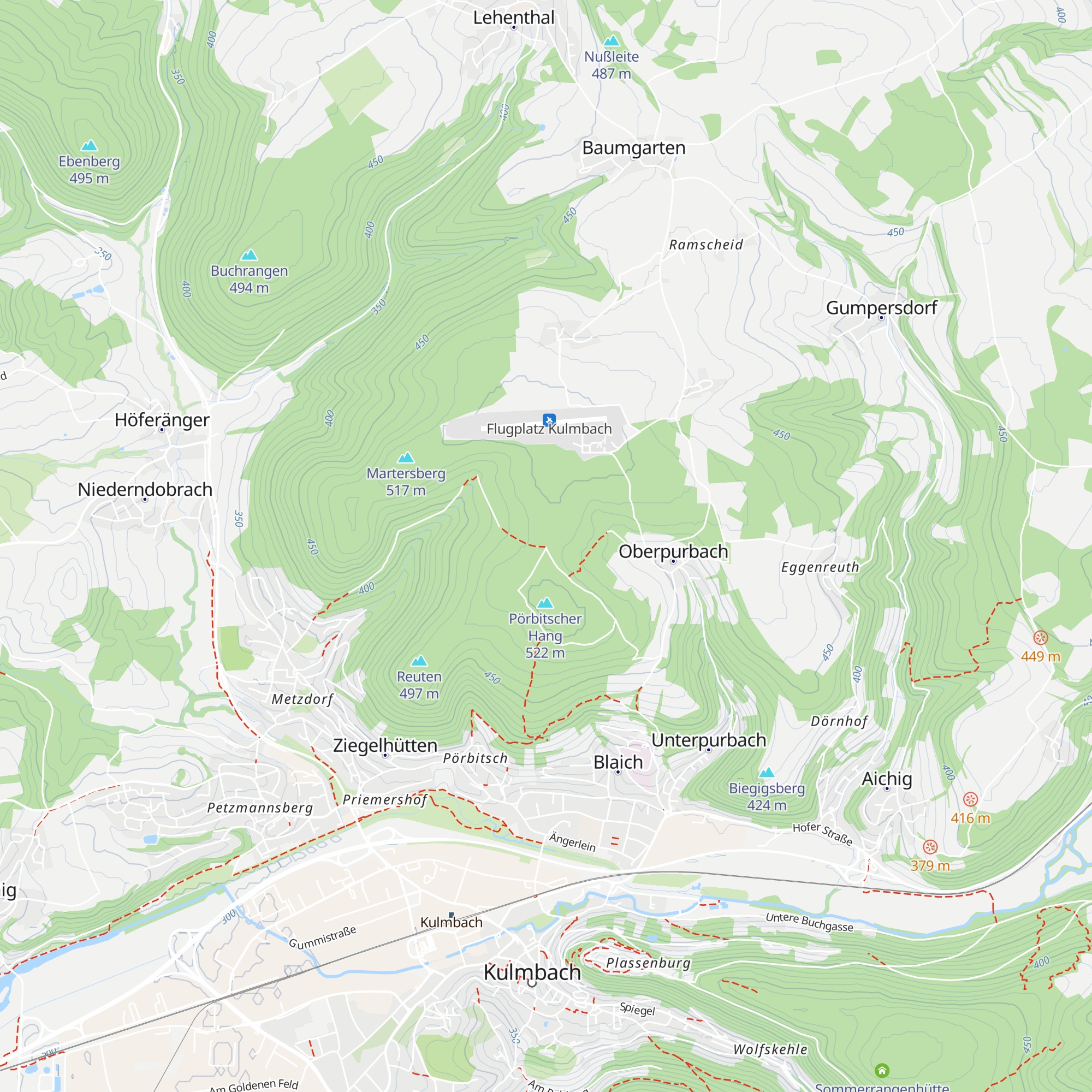 Waldhütte map