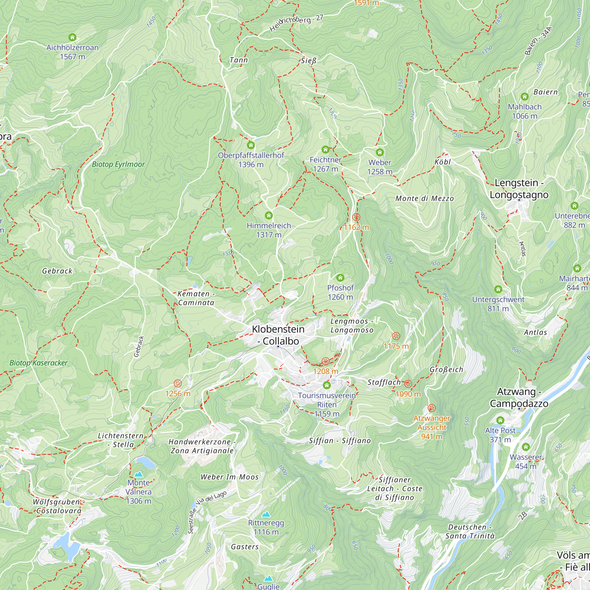 Pizzeria SchartnerAlm map
