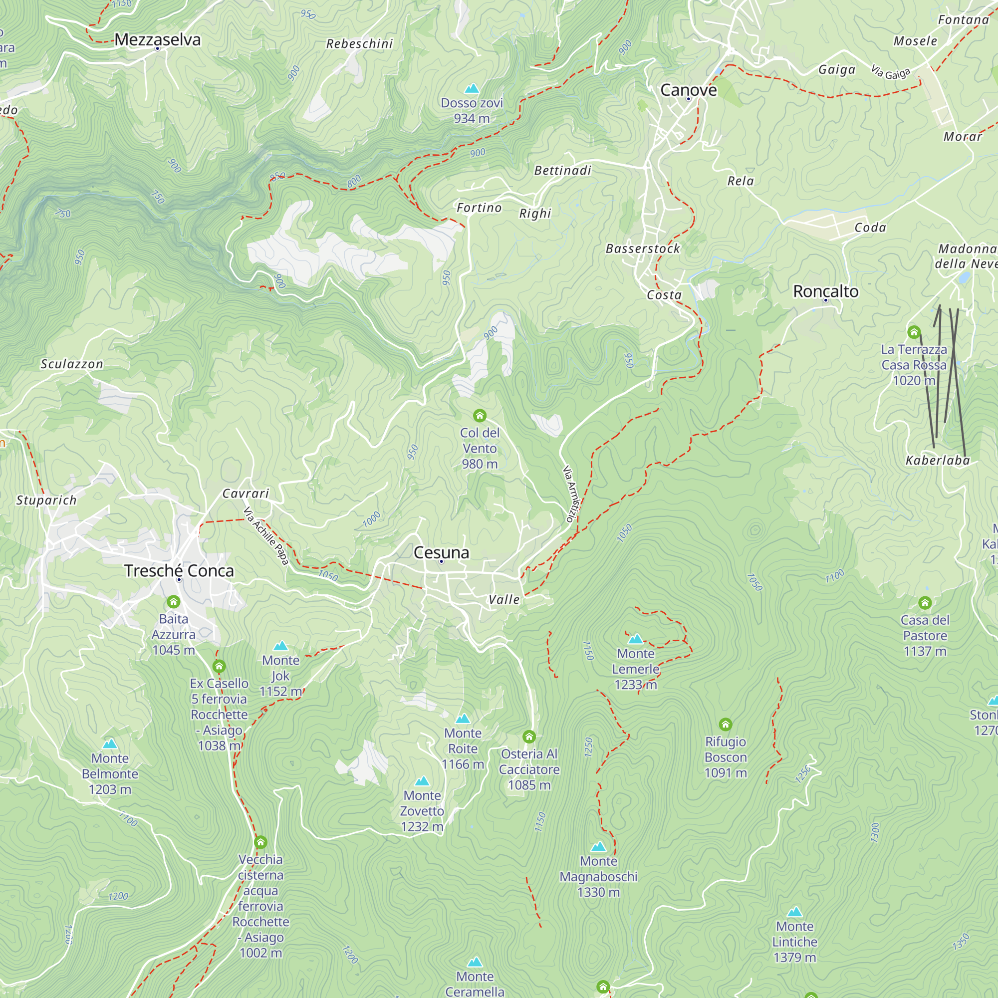 Istituto Comprensivo Gallio map