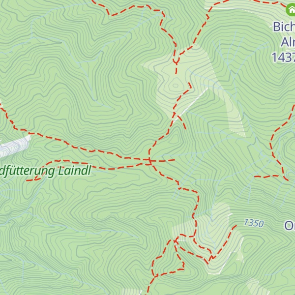 Map of Schwarzau-Diensthütte