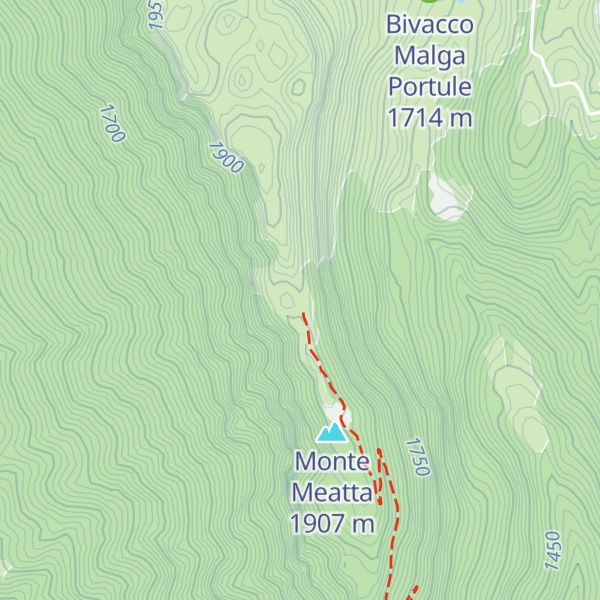 Map of Bivacco Aia dell'Orsara