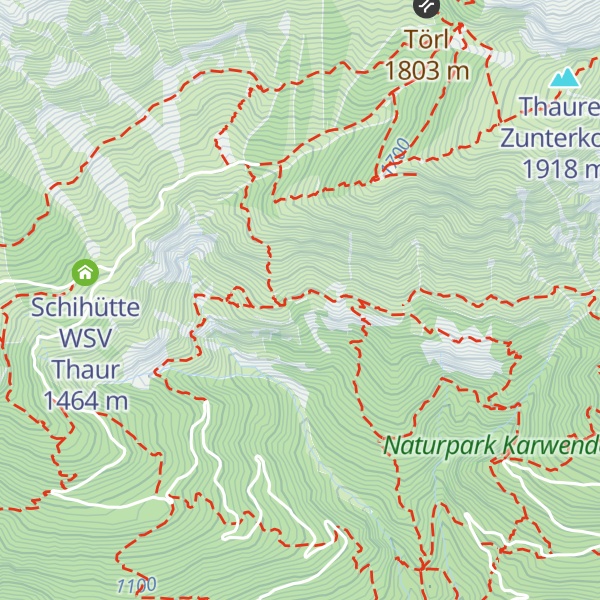 Map of Pultnhütte