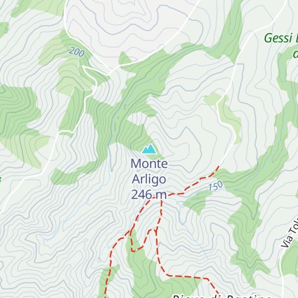 Map of Monte Arligo