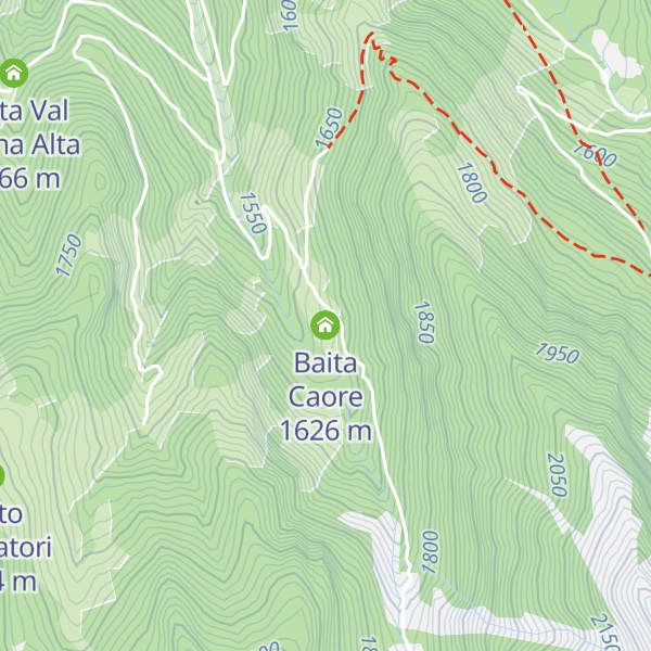 Map of Baita Caore