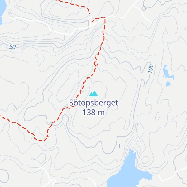 Map of Sötopsberget