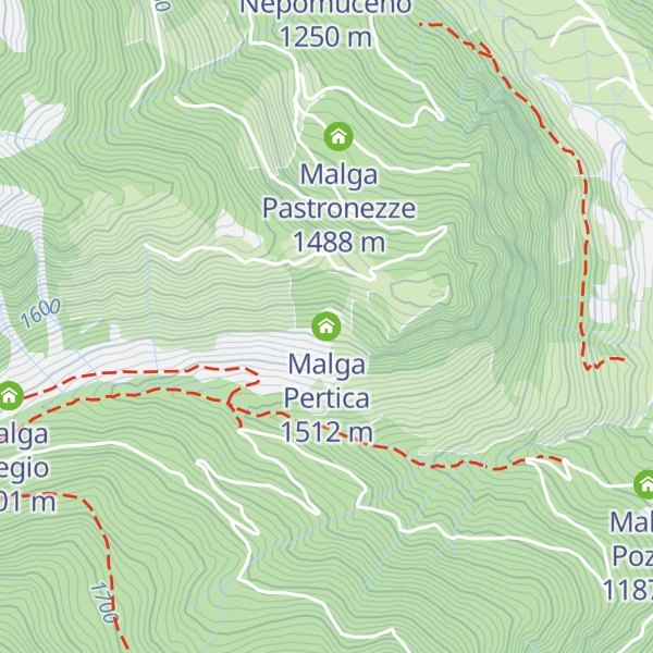 Map of Malga Pertica
