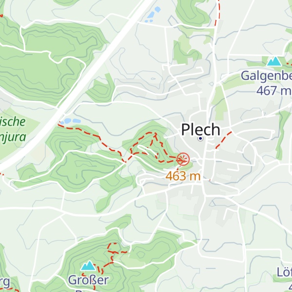 Map of Gottvaterberg