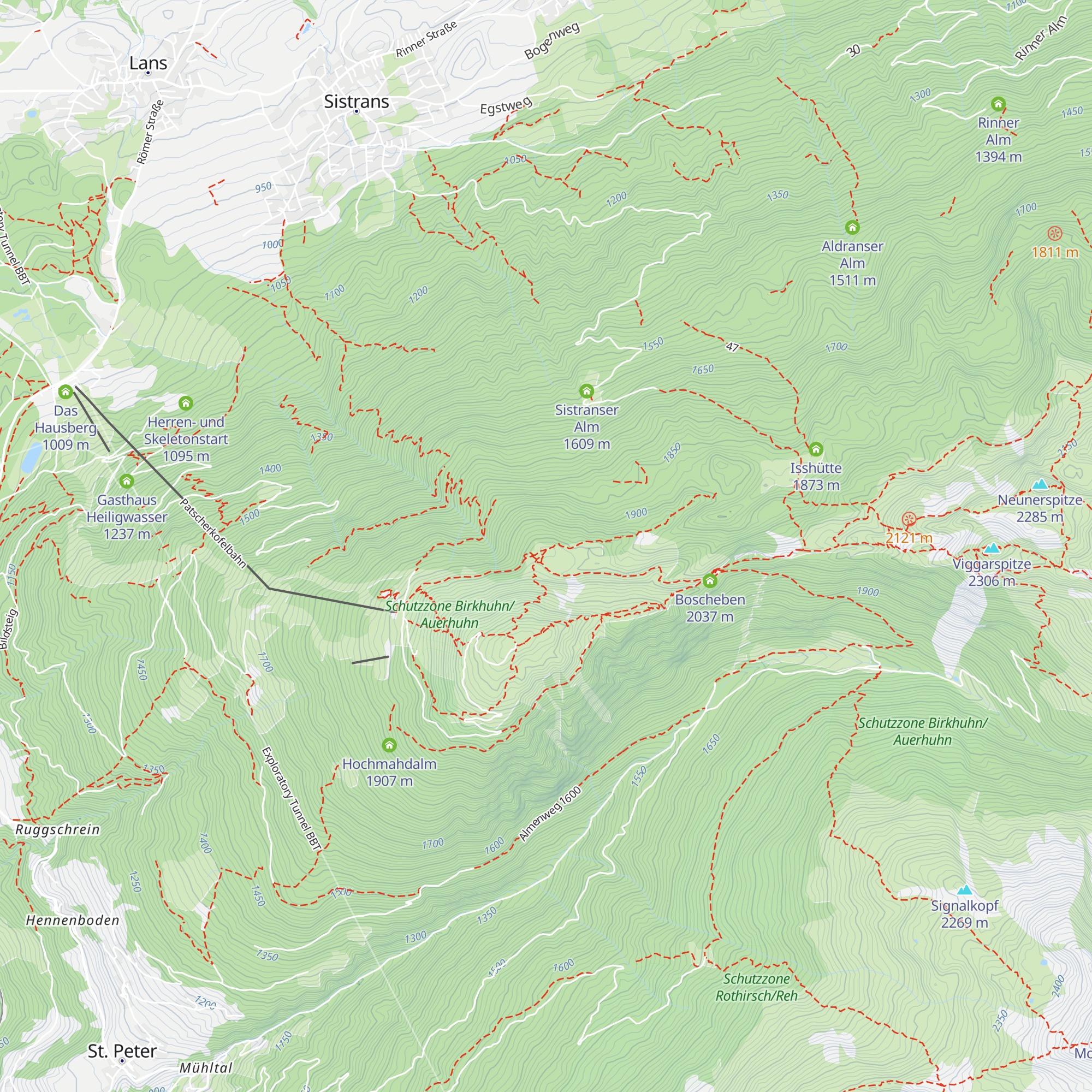 Grünbodenhütte map