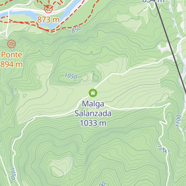 Map of Malga Salanzada