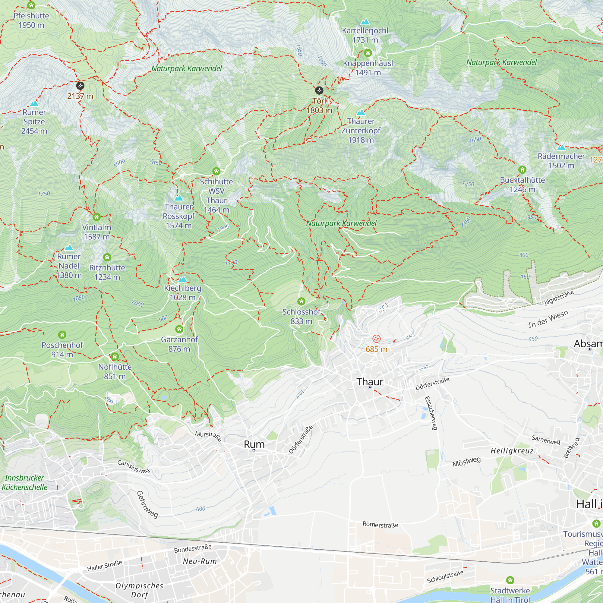 Schlosshof map