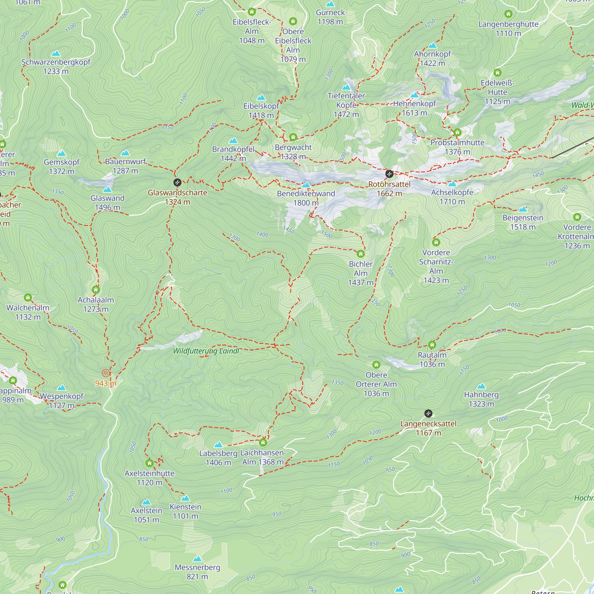 Tanneralm map