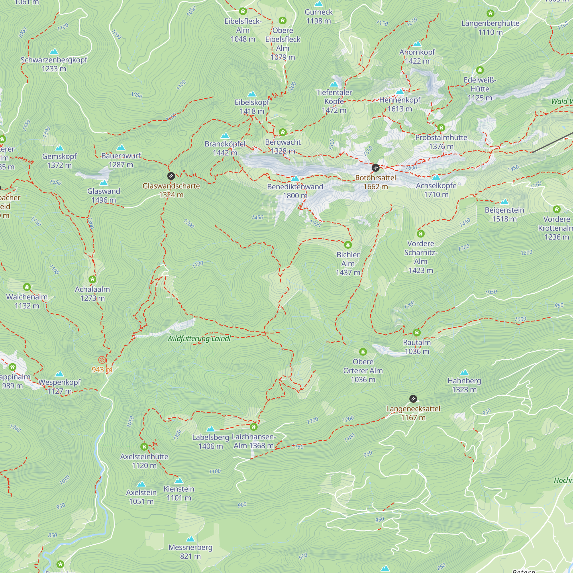 Tanneralm map