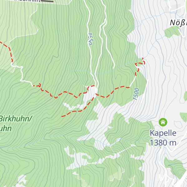 Map of Nösslachhütte