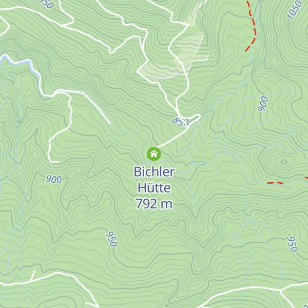 Map of Bichler Hütte