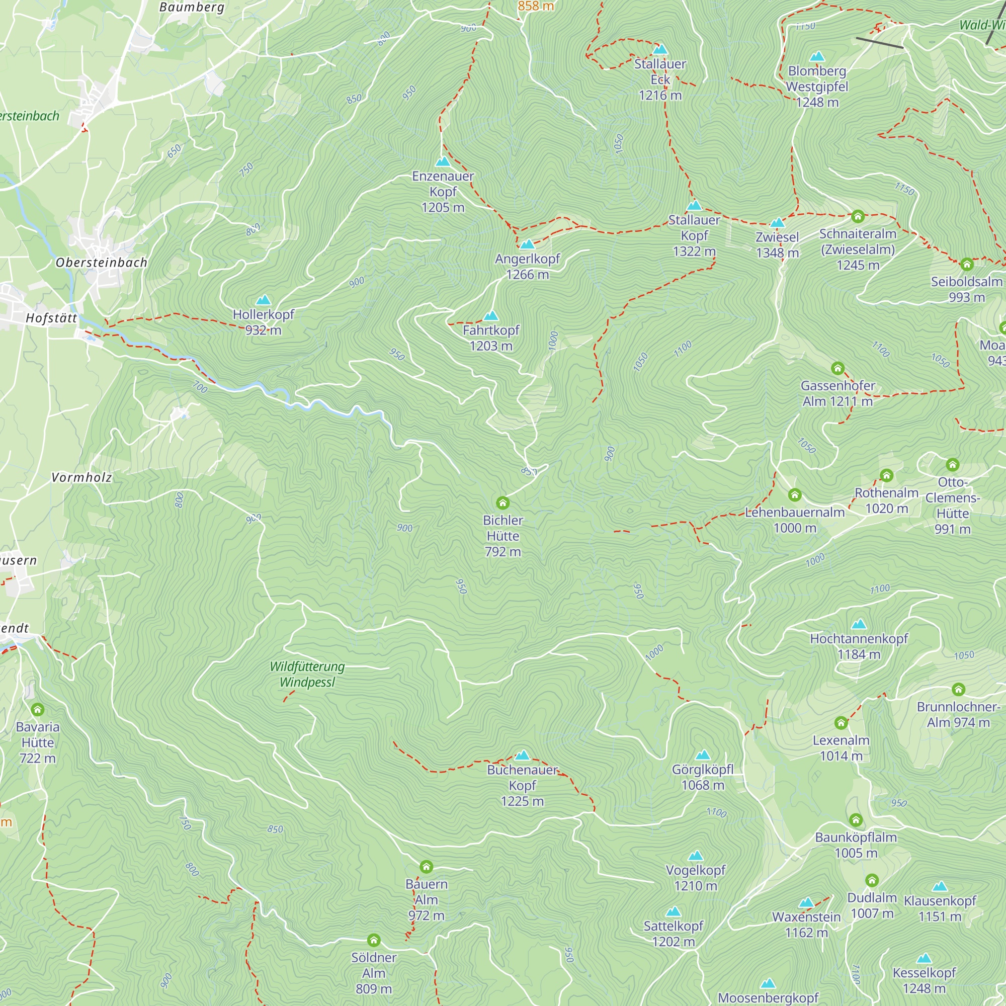 Bichler Hütte map