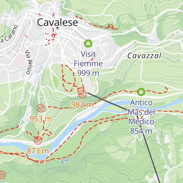 Map of El Calderon