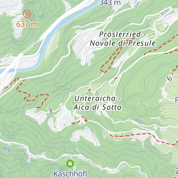 Map of Tommelehof