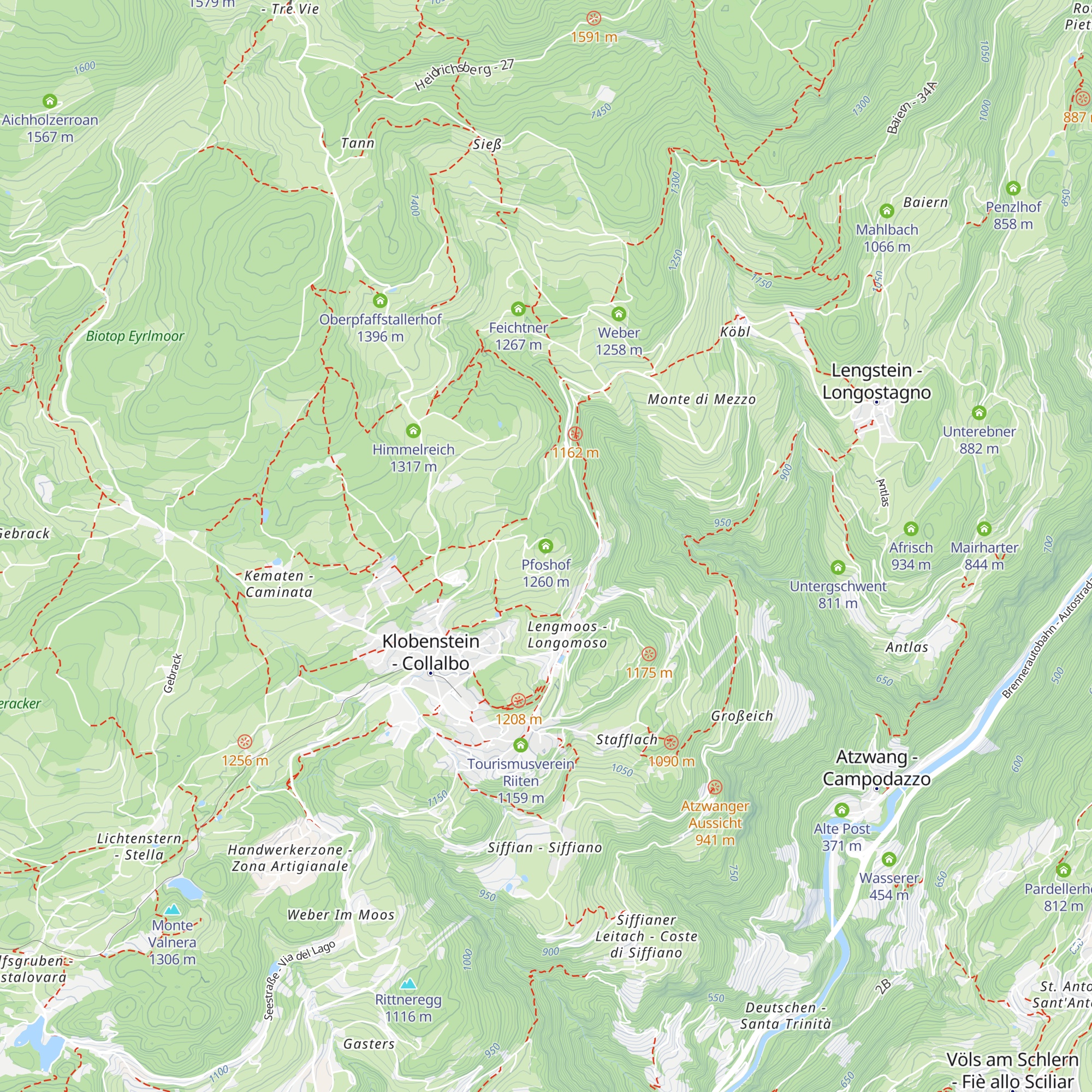 Pfoshof map