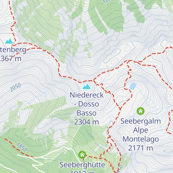 Map of Niedereck - Dosso Basso