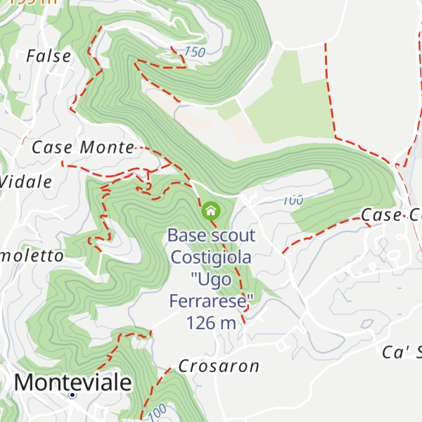 Map of Base scout Costigiola "Ugo Ferrarese"