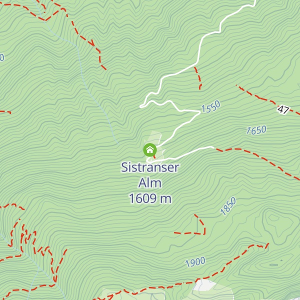 Map of Sistranser Alm