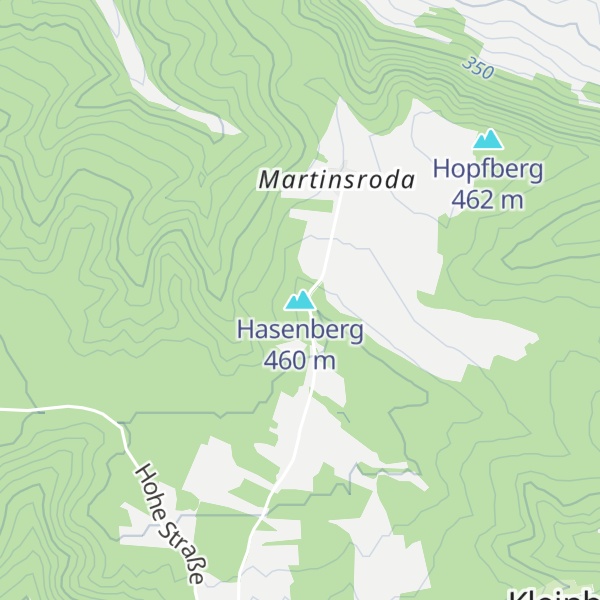 Map of Hasenberg