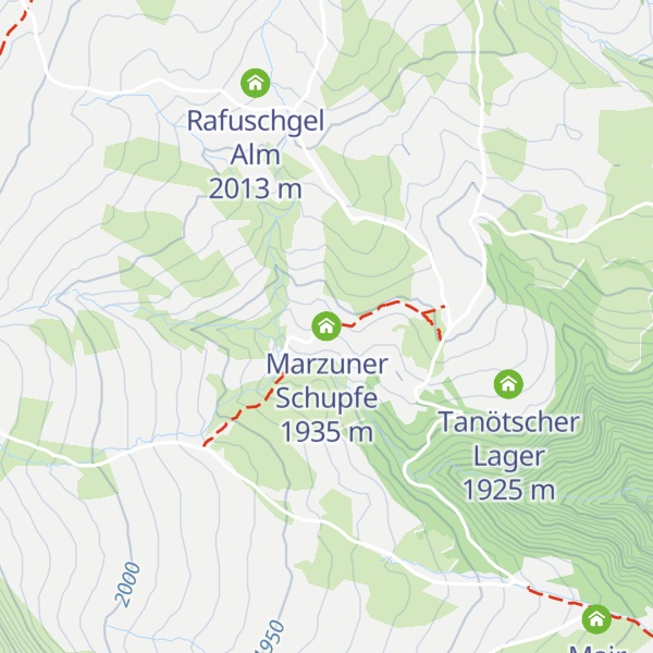 Map of Marzuner Schupfe
