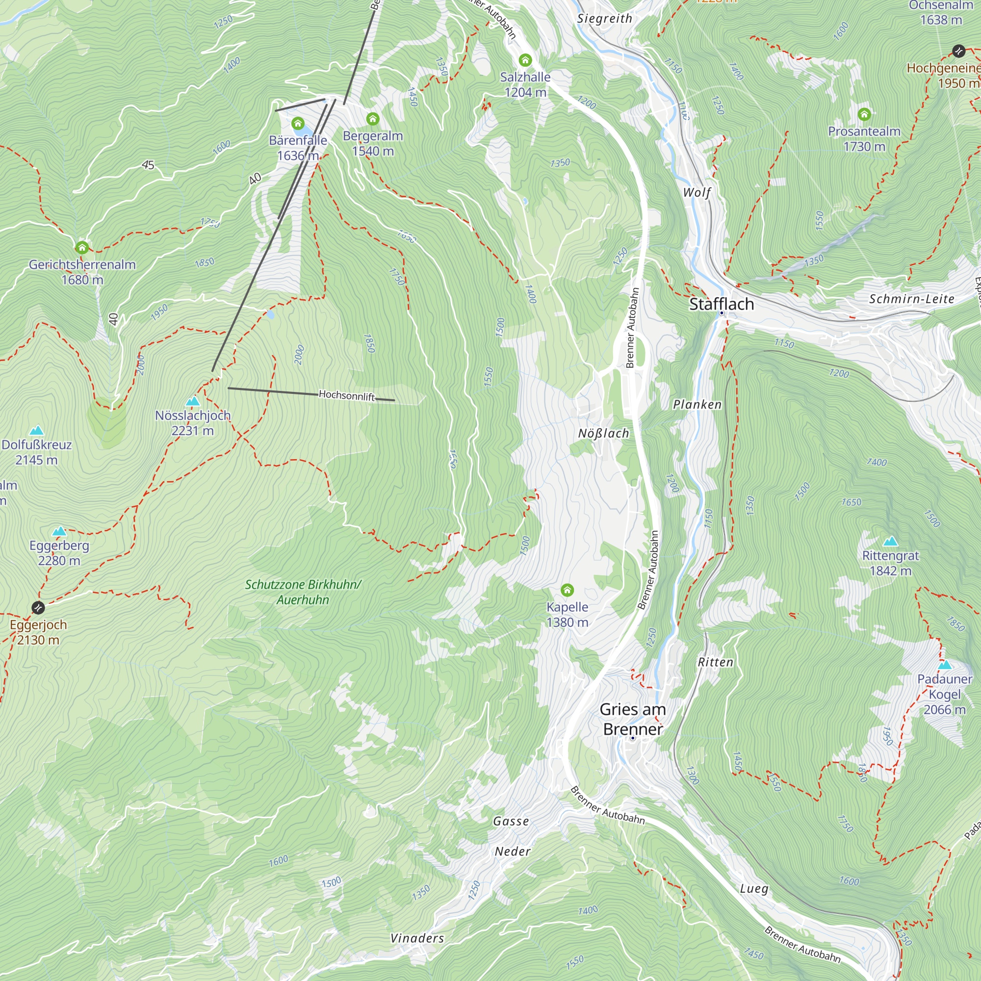 Forstgartenhütte map