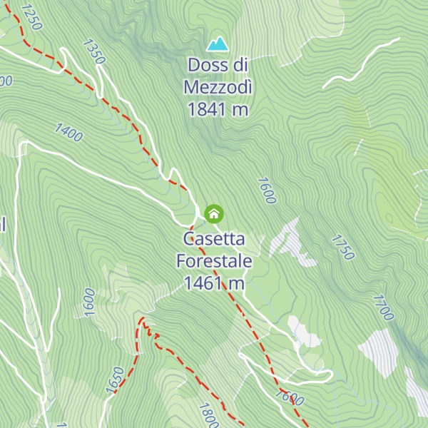 Map of Casetta Forestale