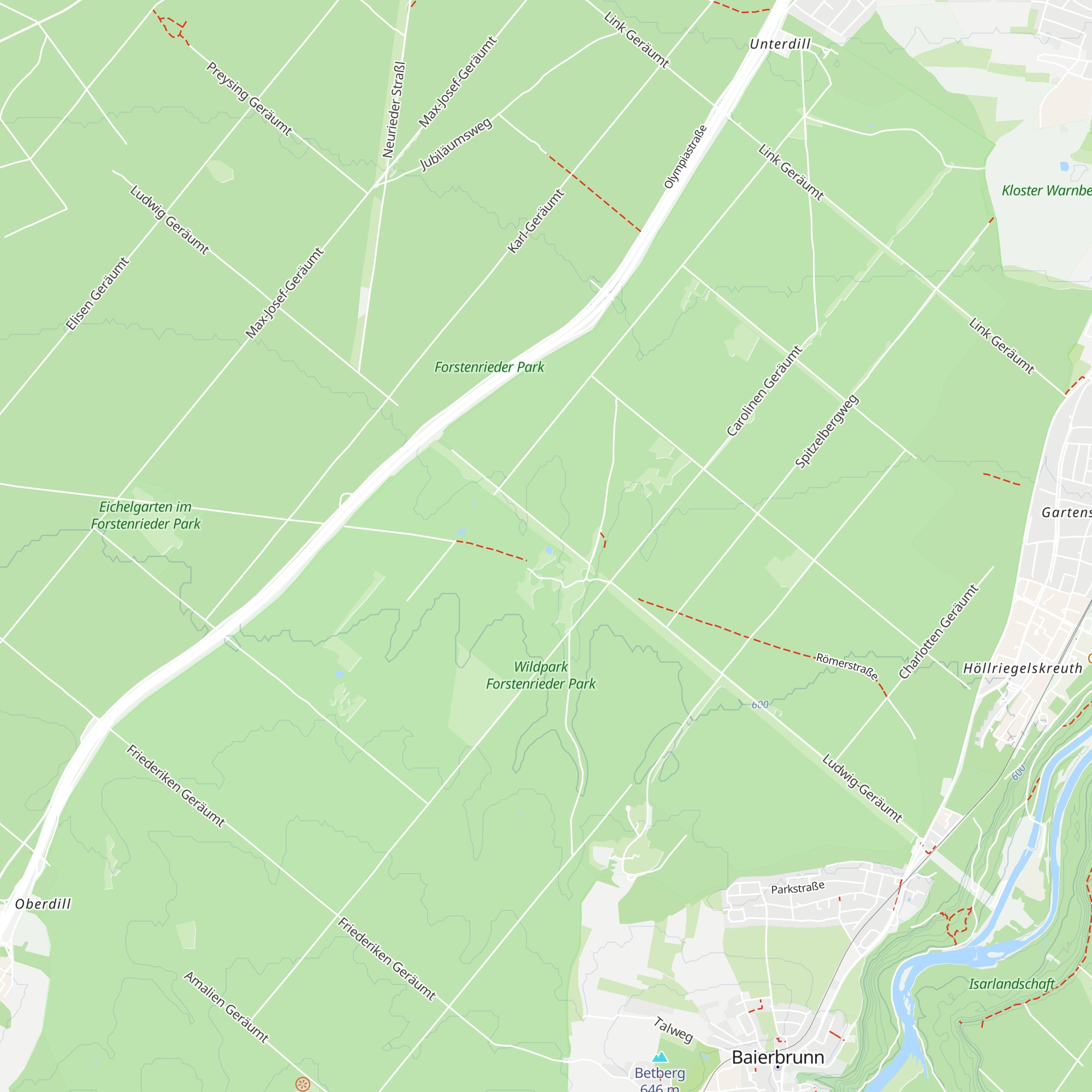 Wildbeobachtungshütte map