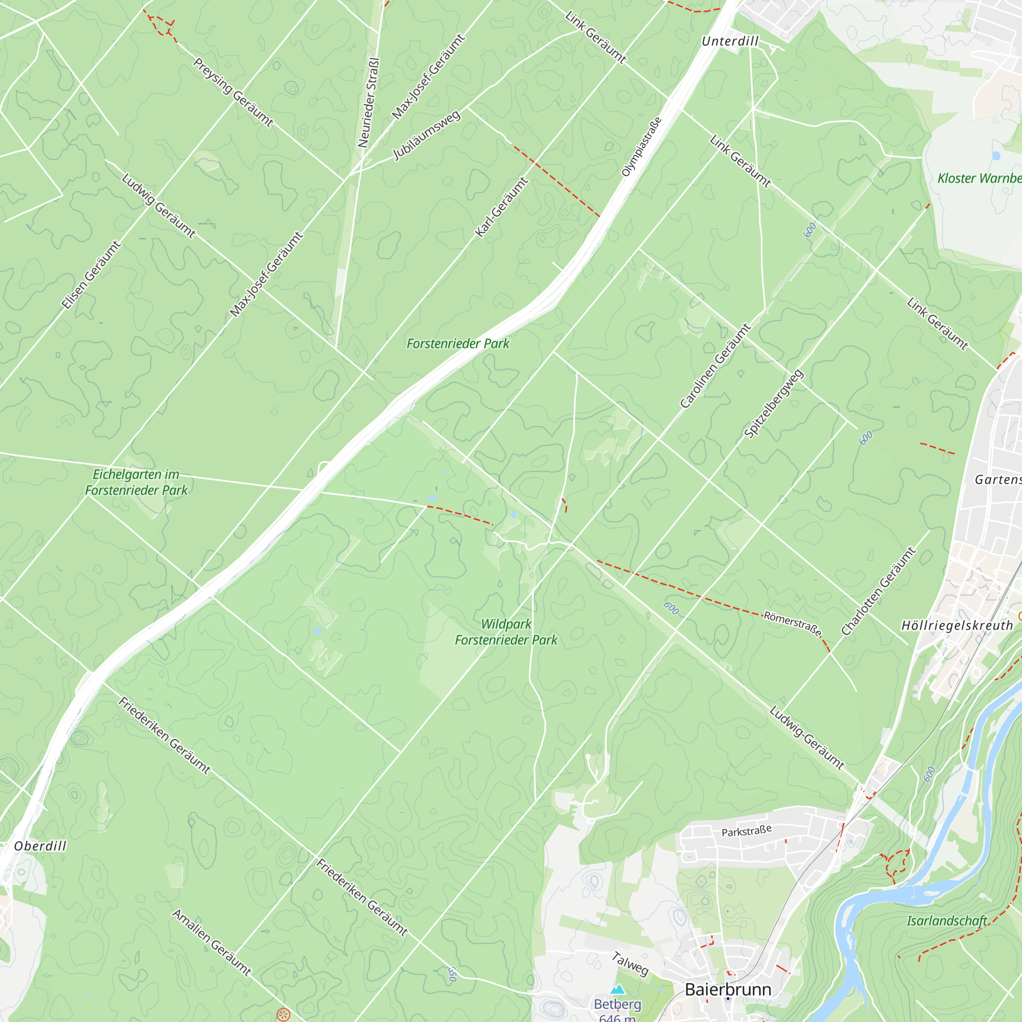 Wildbeobachtungshütte map