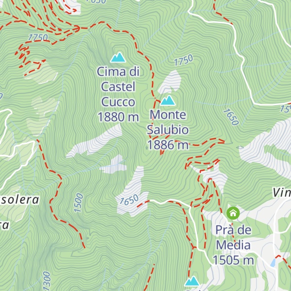 Map of Cima Valboagna