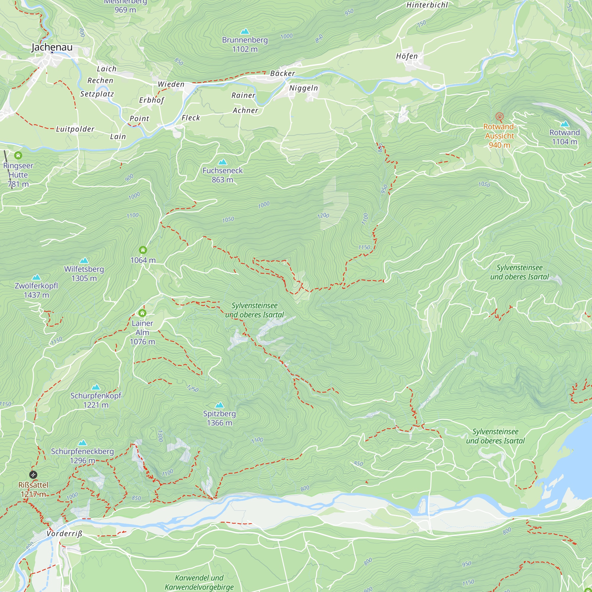Staffelhütte map