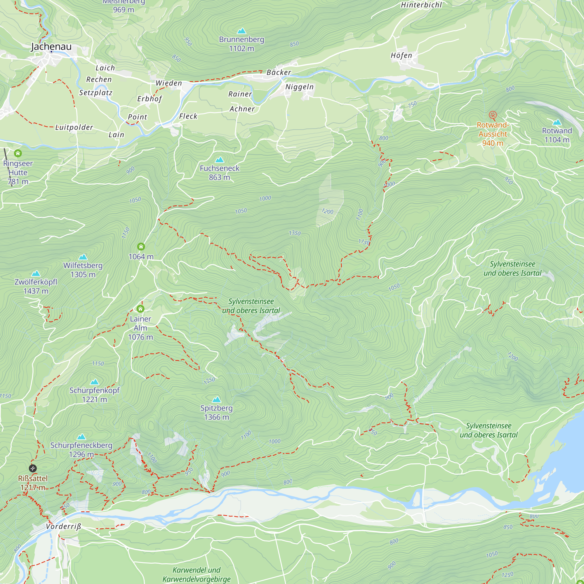 Staffelhütte map