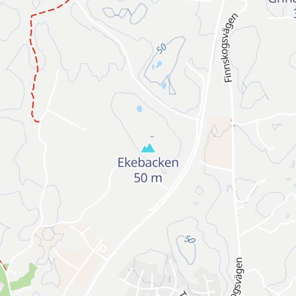 Map of Ekebacken