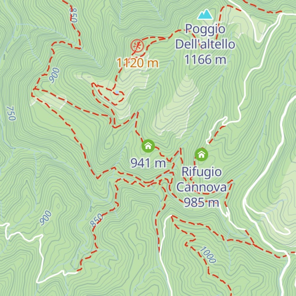 Map of I Diacci
