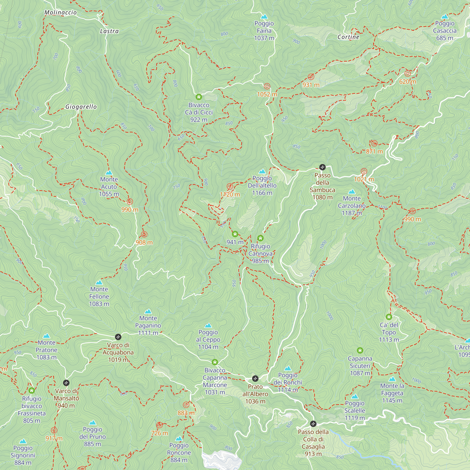 I Diacci map