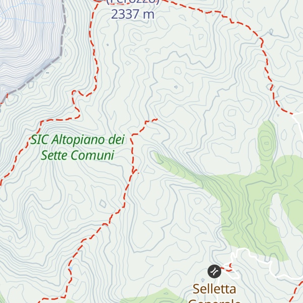 Map of Monte Pallone