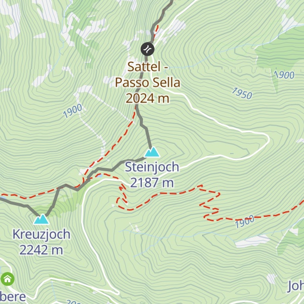 Map of Steinjoch