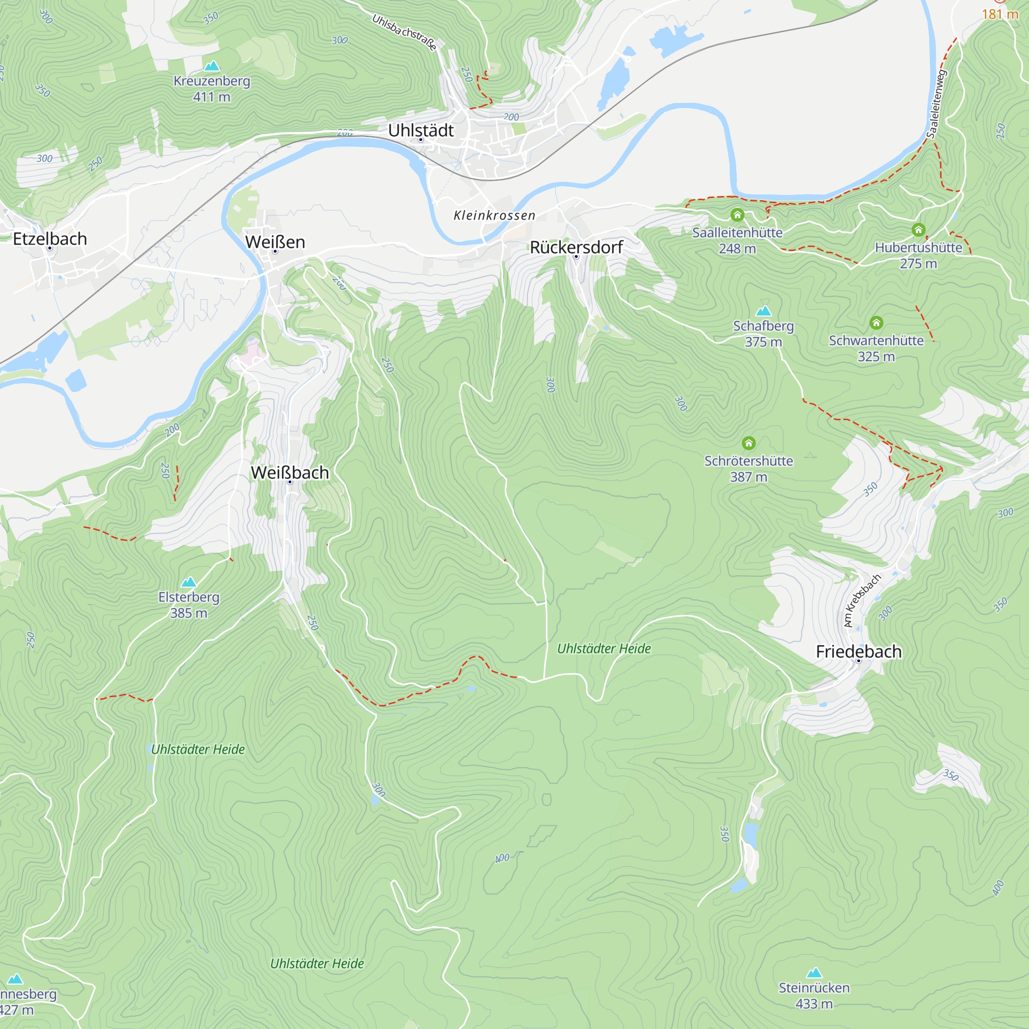Jakobshütte map