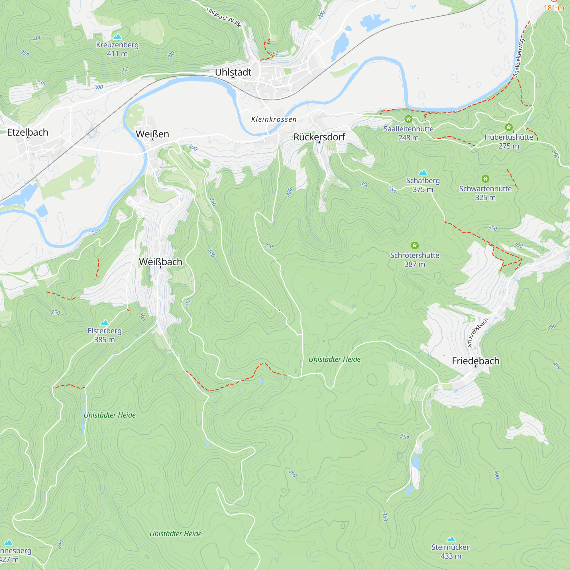 Jakobshütte map