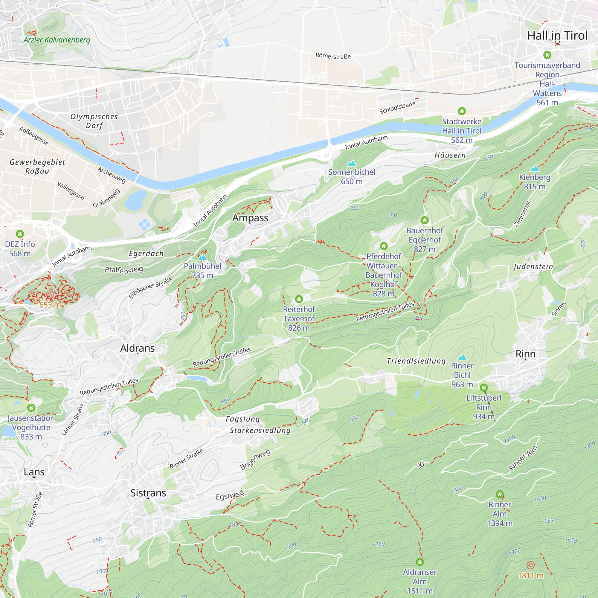 Reiterhof Taxerhof map