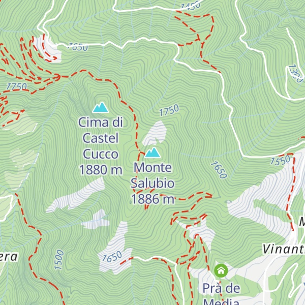 Map of Monte Salubio