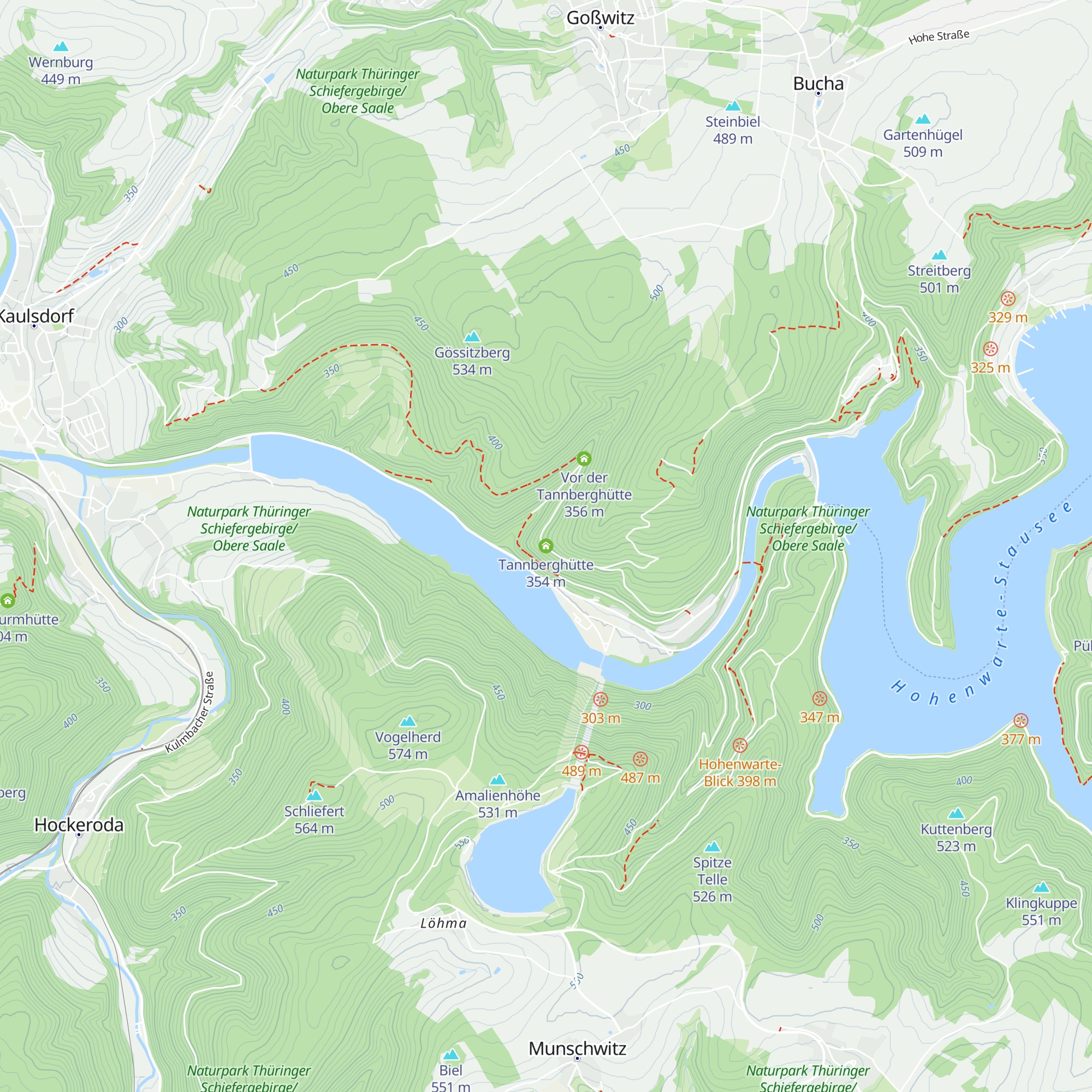 Tannberghütte map