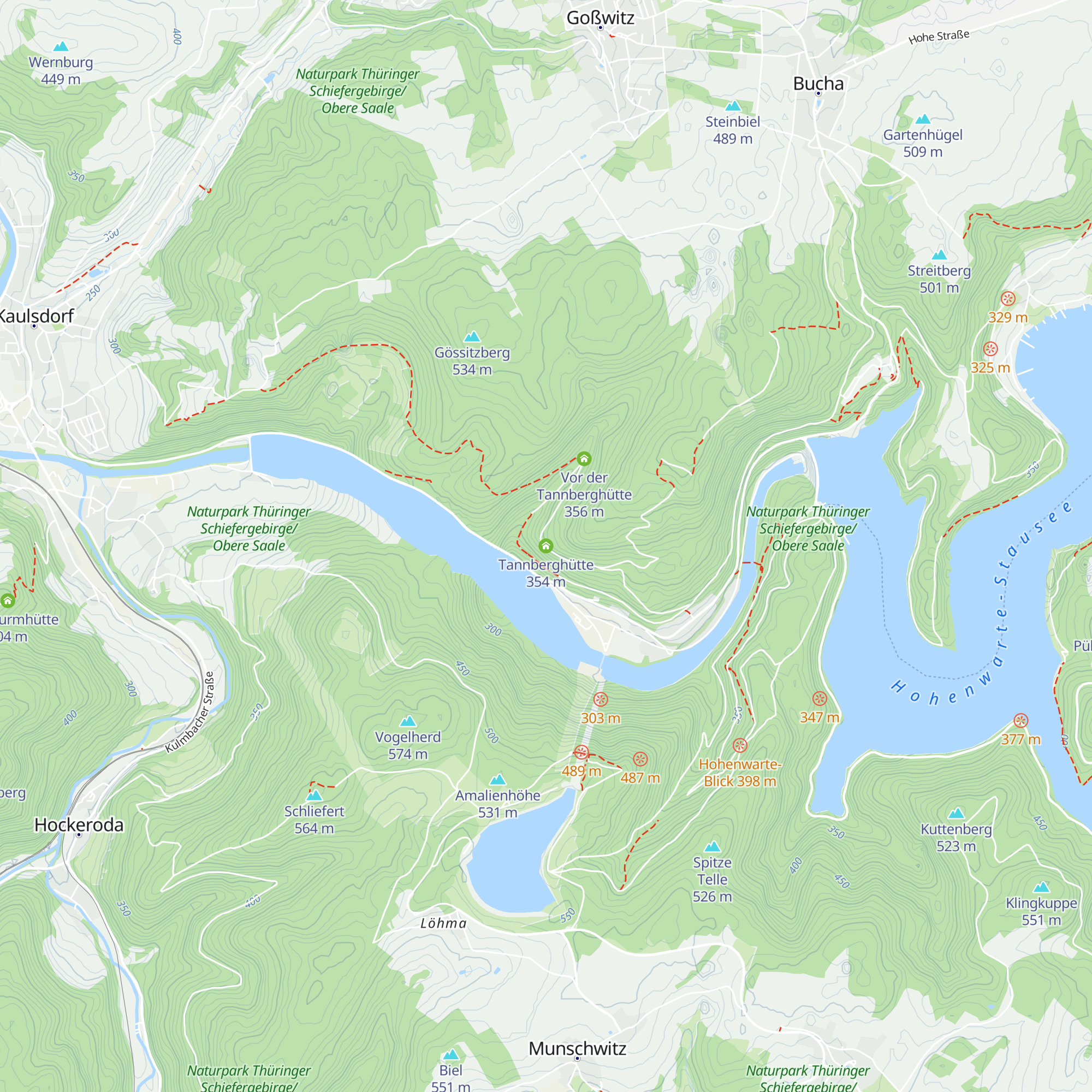 Tannberghütte map