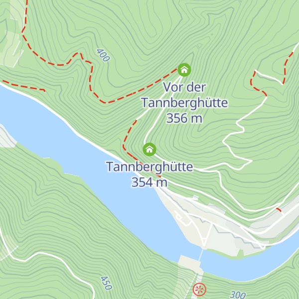 Map of Tannberghütte