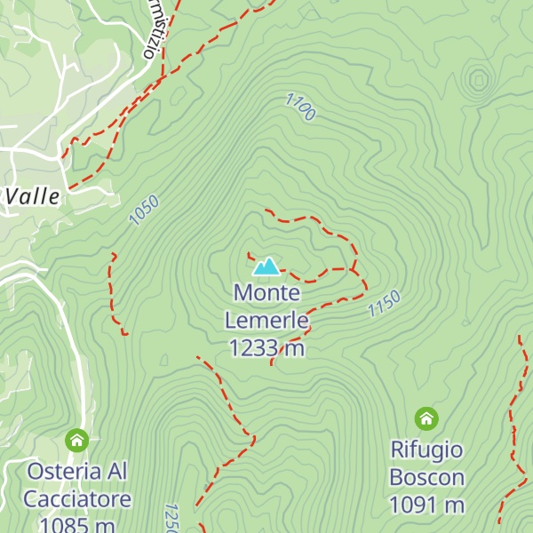 Map of Monte Lemerle