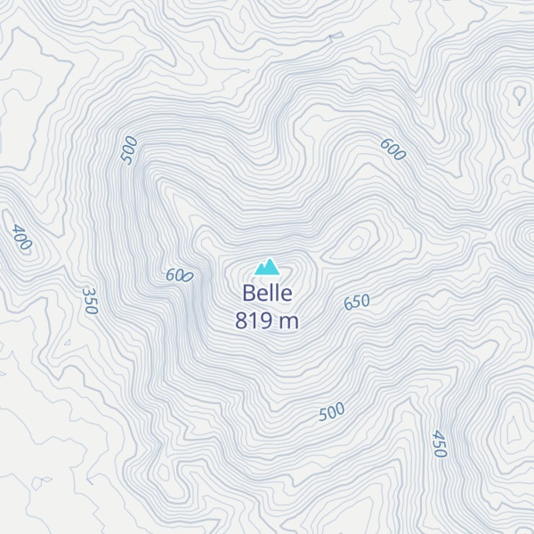 Map of Belle