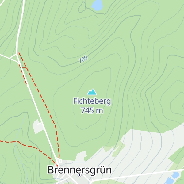 Map of Fichteberg