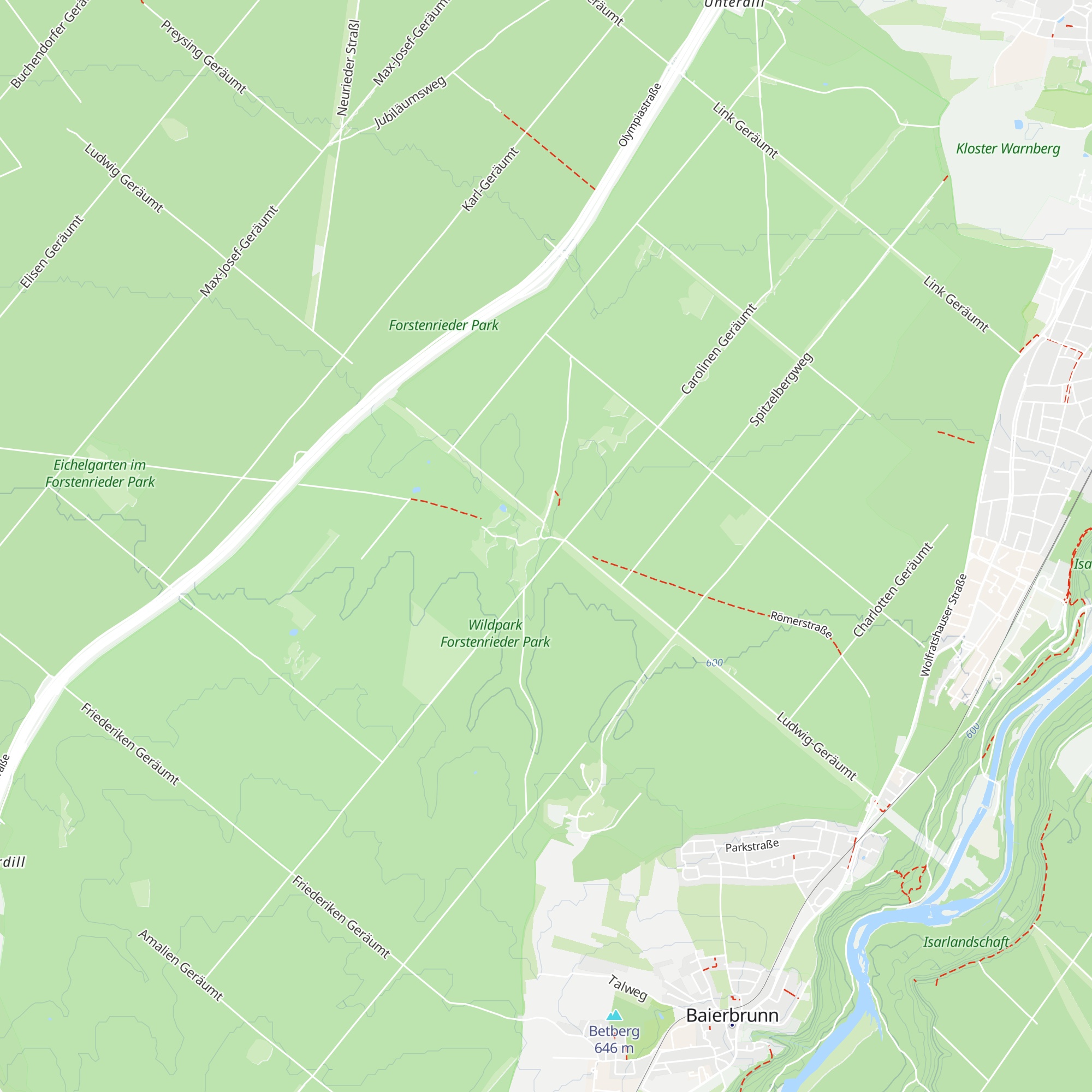 Wildbeobachtungshütte map